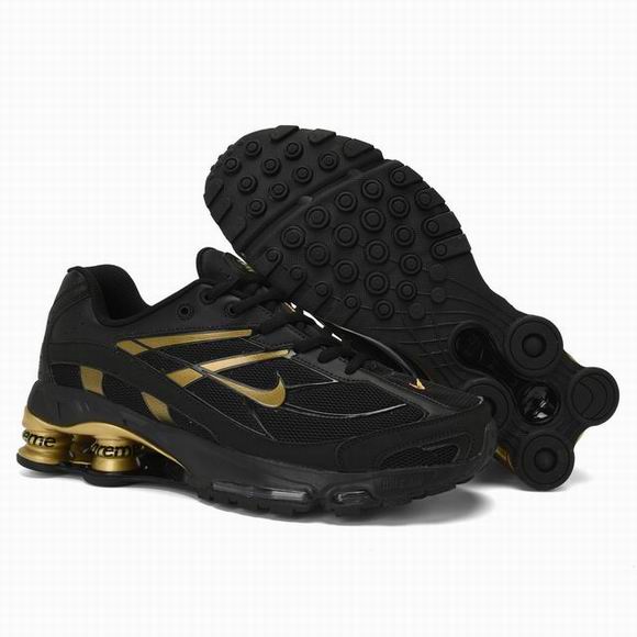 Nike Shox Ride 2 Black Golden Men's Running Shoes-13 - Click Image to Close